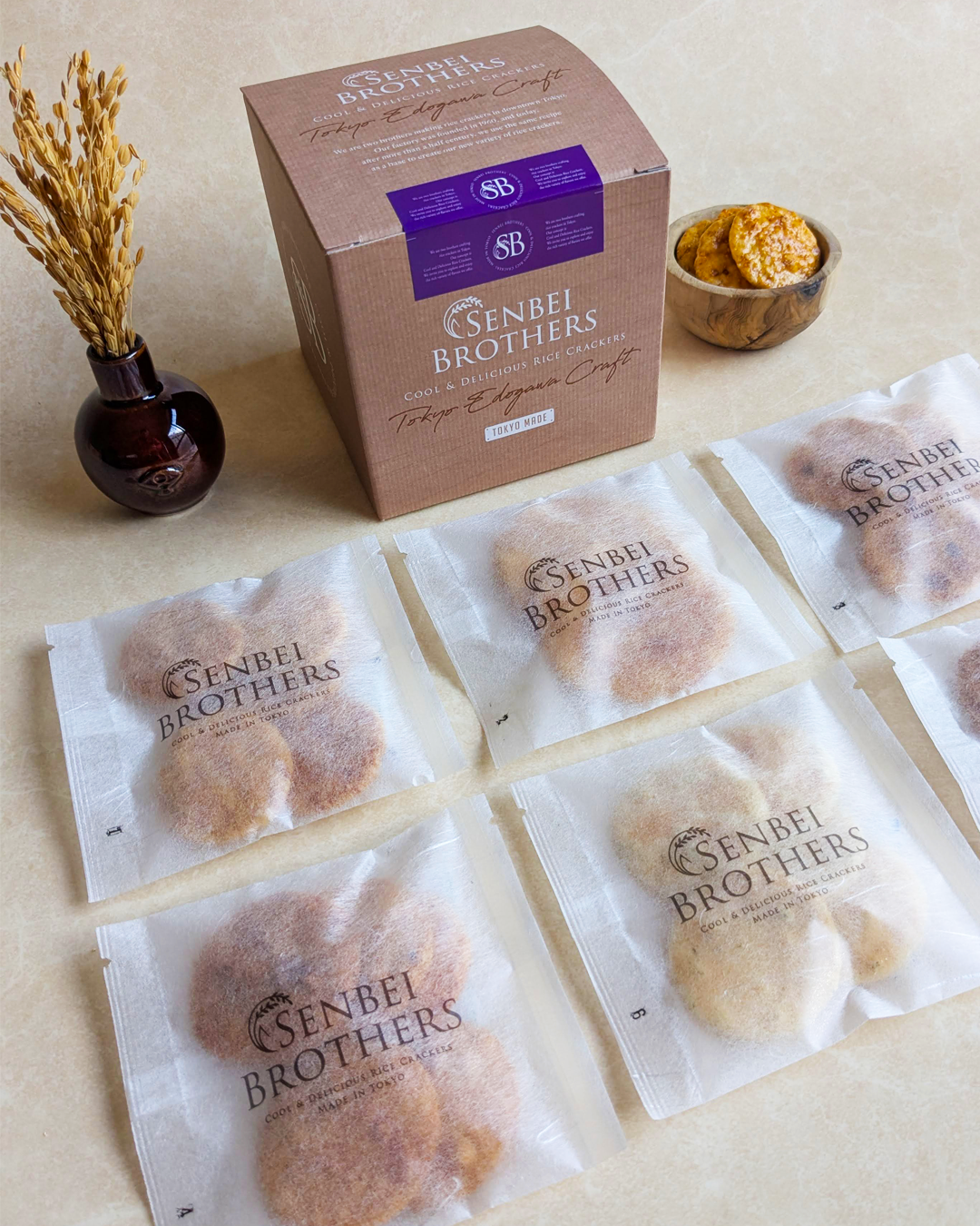 東京江戸川クラフト(6種の煎餅セット) | Senbei Brothers【通販サイト】