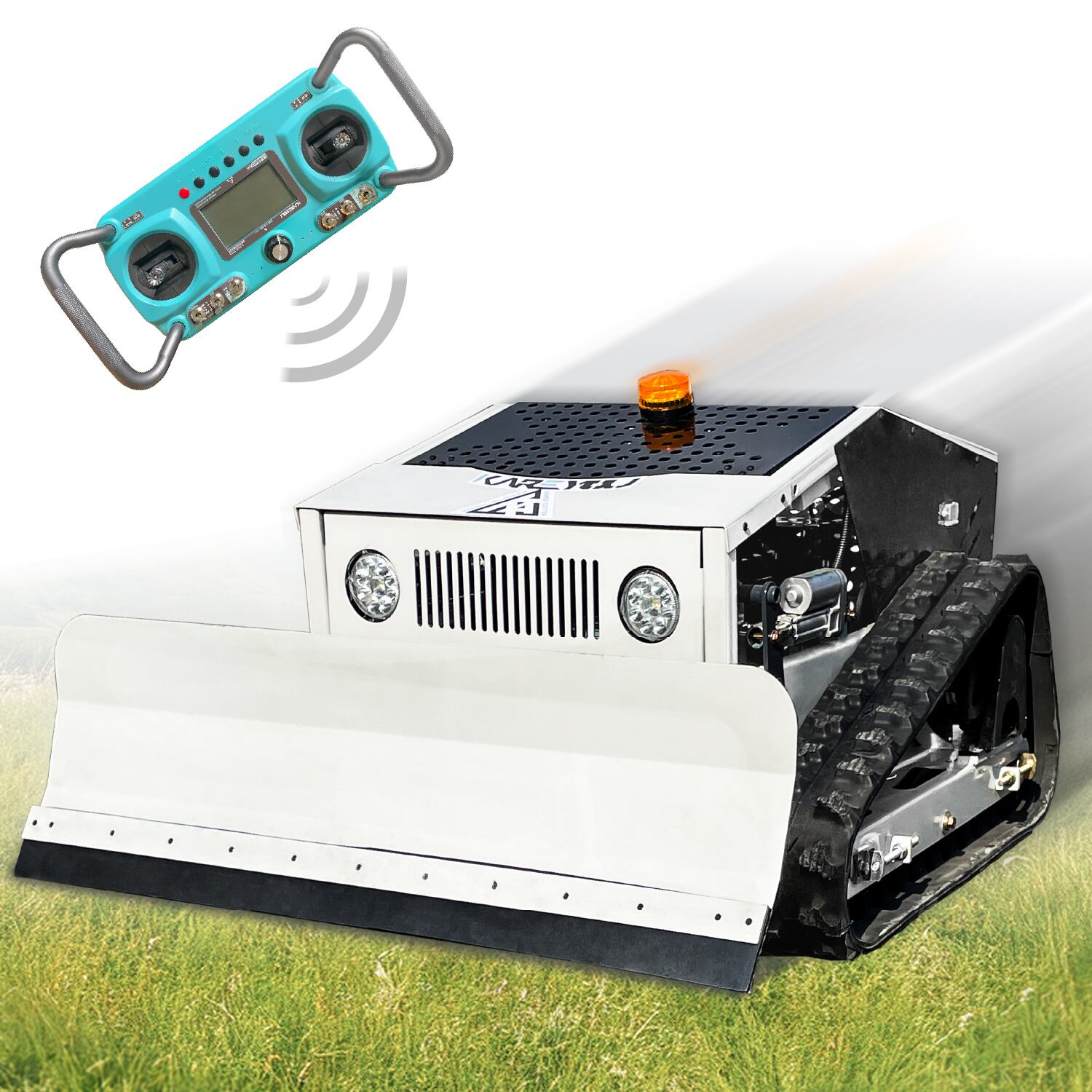 ラジコン草刈機 2種類のエンジンから選べる最大勾配45°最大600m