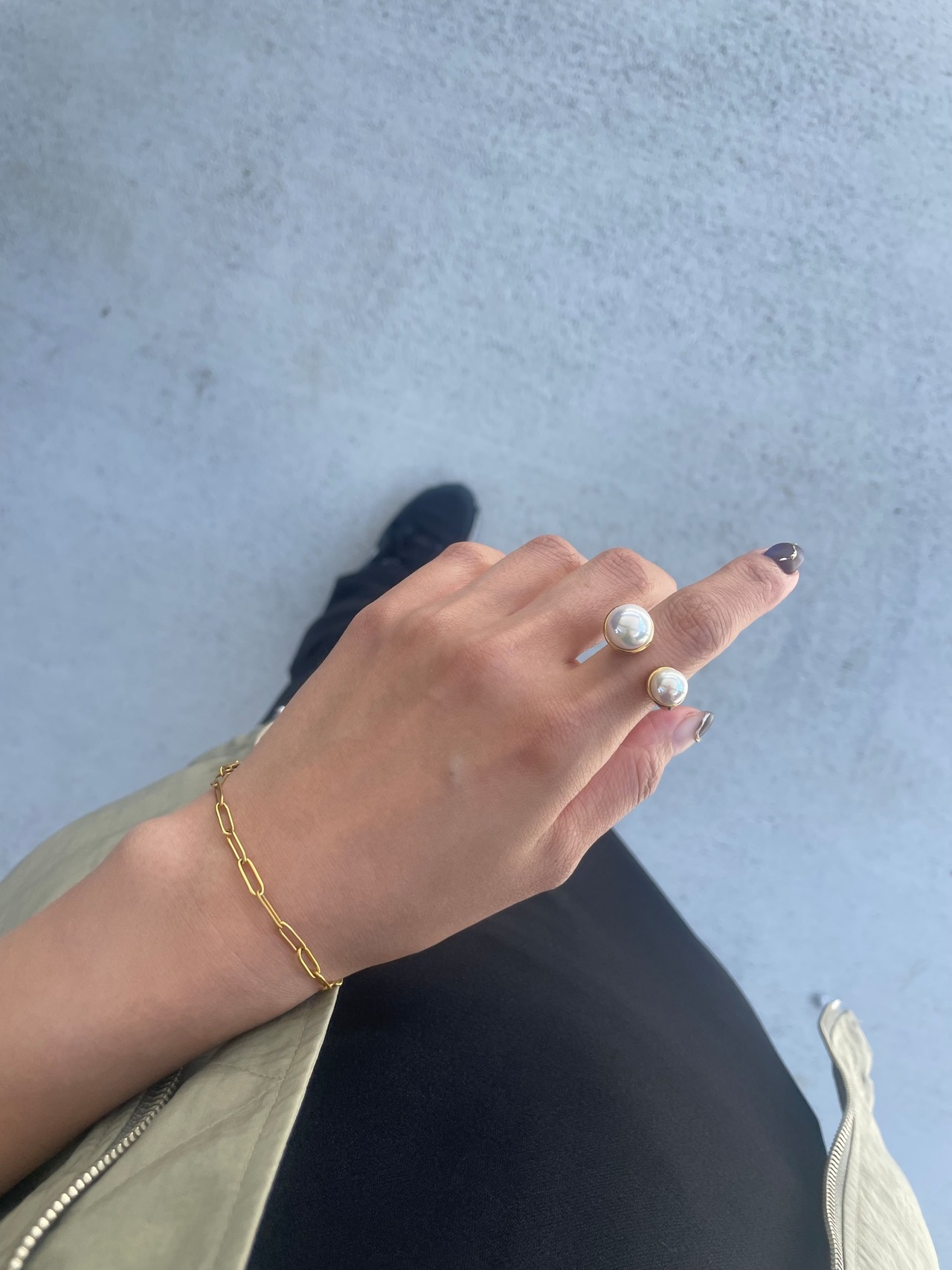 protrude pearl ring