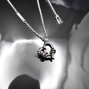 THORNY HEART #1 NECKLACE with GODSIZE® I.D. TAG / ソーニーハート#1ネックレス ゴッドサイズ® I.D.タグ