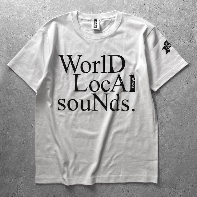 6.2ozオープンエンドTシャツ（World.ホワイト）