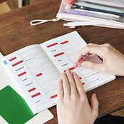 カンミ堂 ふせん はがせるマーカーリフィル STUDY ブルー HM-9301AZ