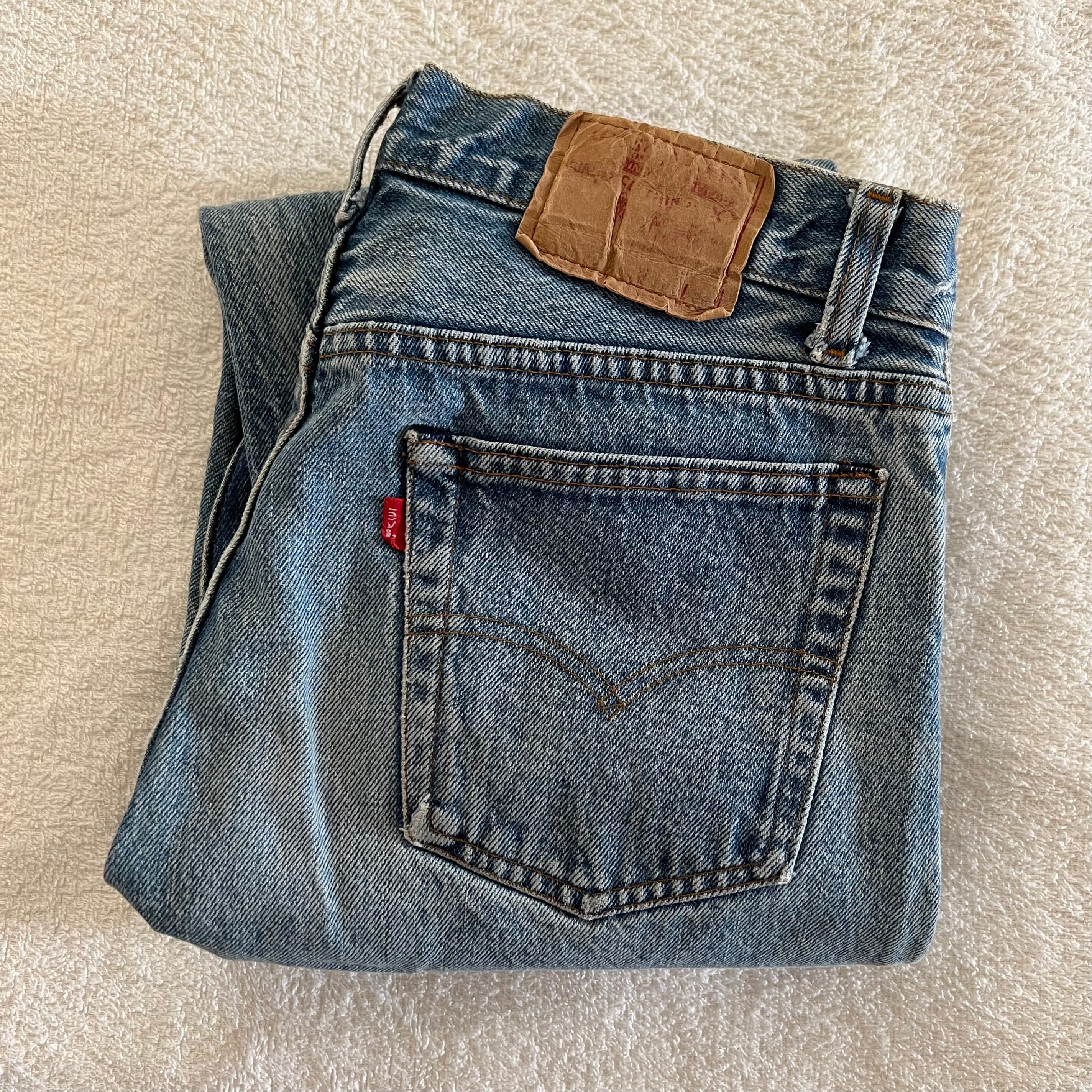 Levi's 701 USA製 W31 リーバイス デニム 80's 黒カン カンヌキ ...