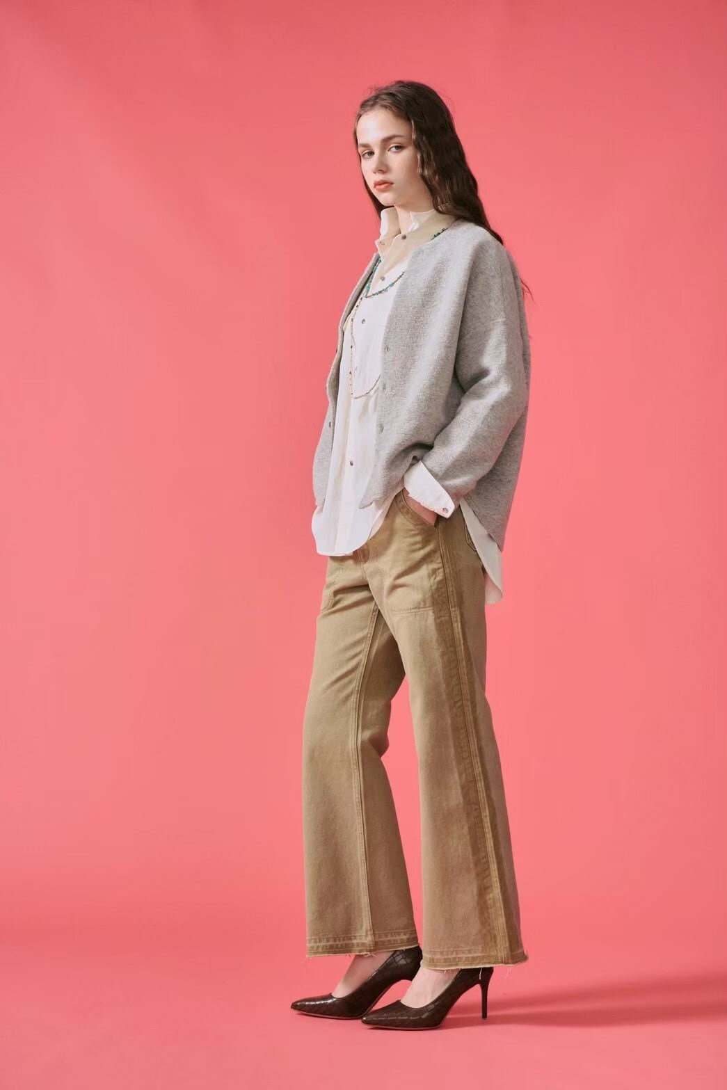 【LEMELANGE】ラメ入りスライバーニット 8551101