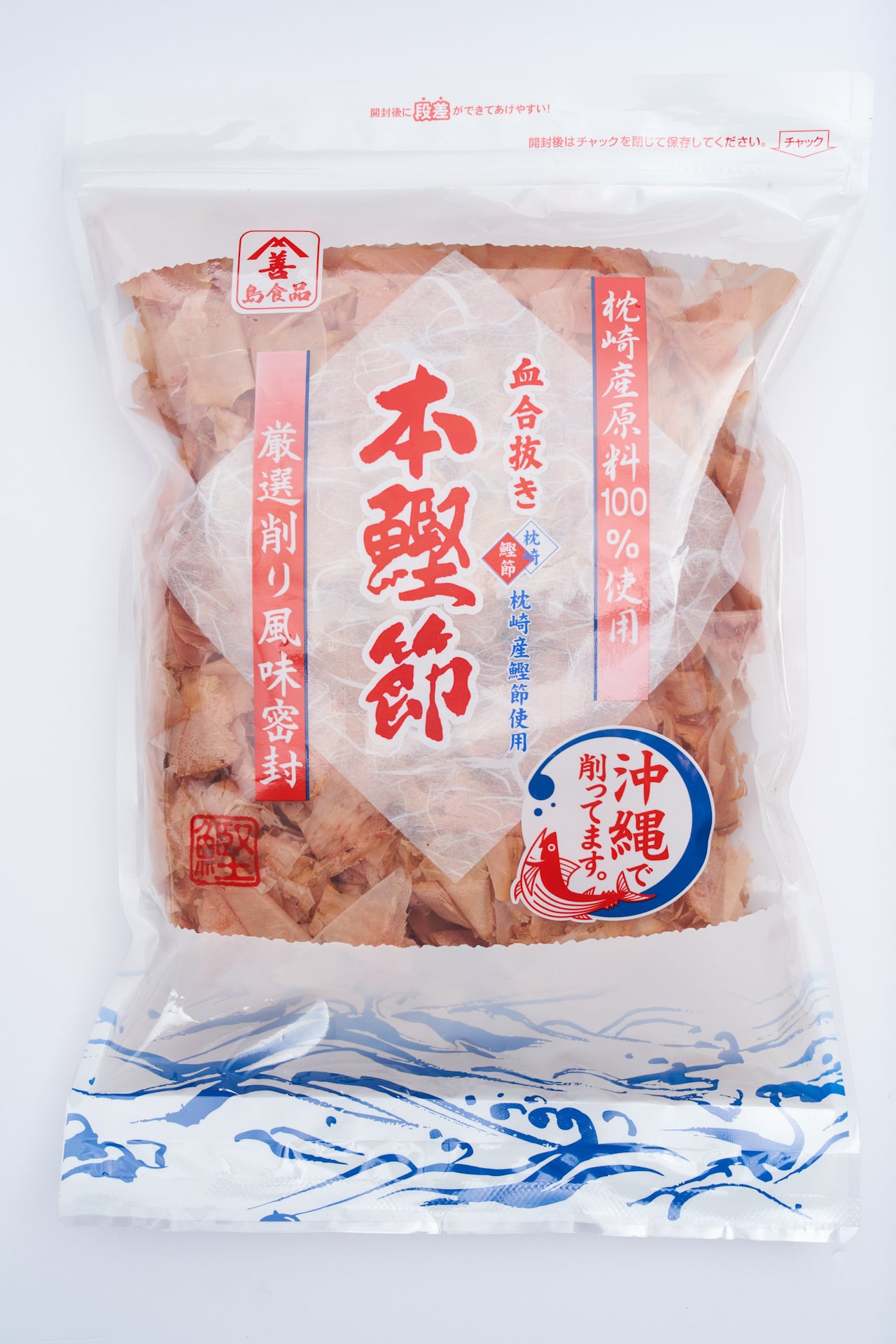 枕崎産本枯本鰹節(血合抜)原料 特上花かつお  3kg(500gx6袋)