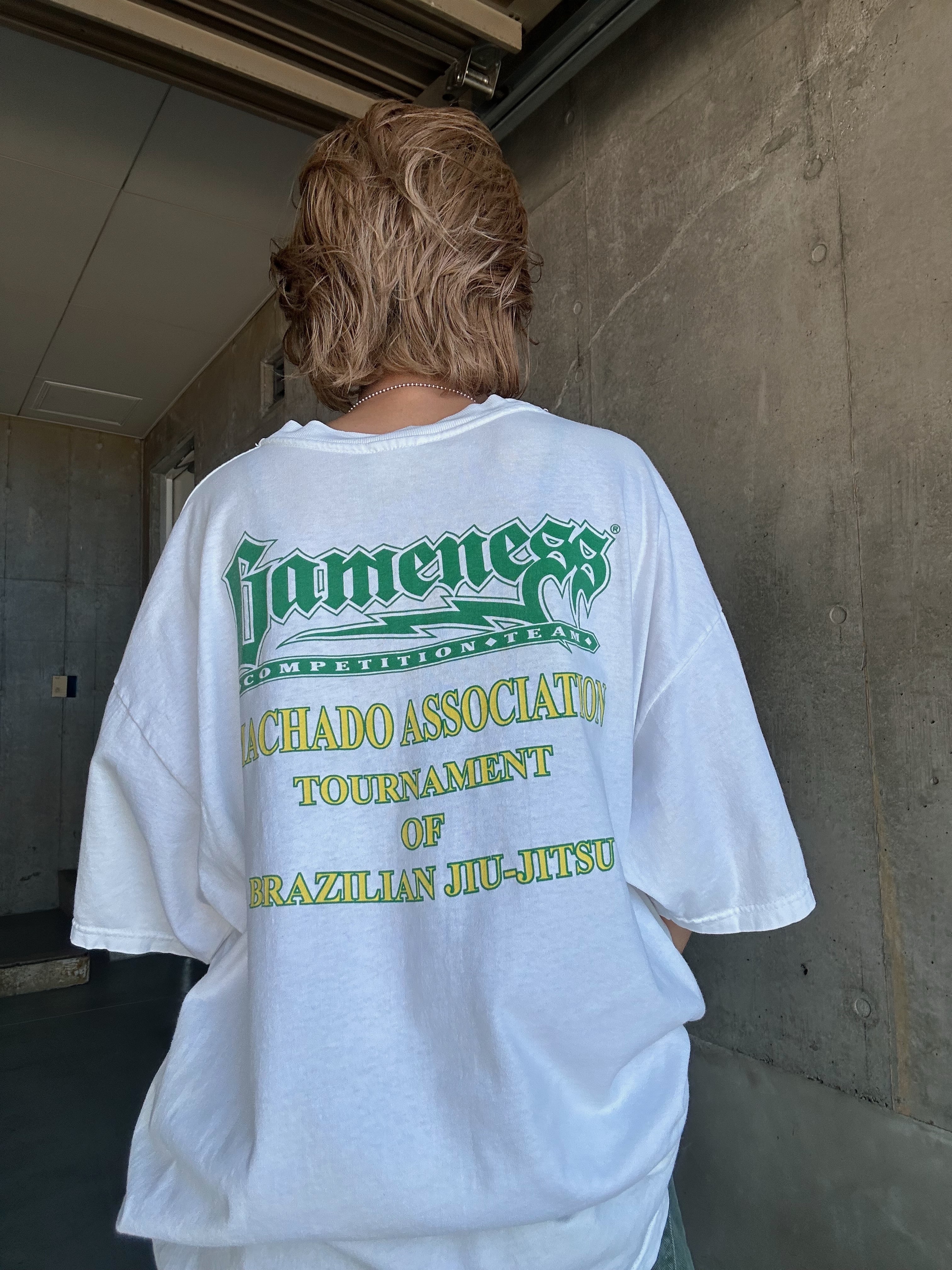 (CS2069)Double side printed t-shirt made in USA