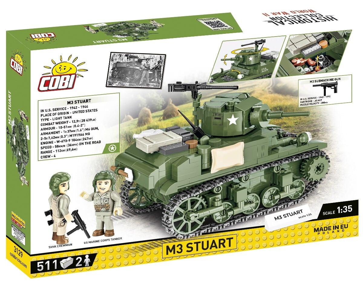COBI #3129 M3軽戦車 (M3 Stuart) | ミリタリーブロック公式オンライン