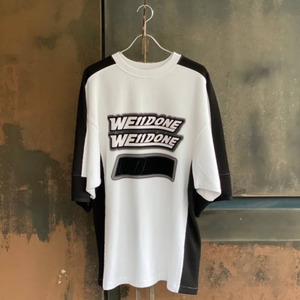 WE11DONEWHITE OVERSIZED FOOTBALL SHIRTWHITE