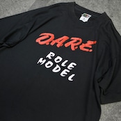 90's D.A.R.E role model print tee