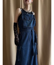 MADE IN JAPAN denim maxi dress-4767-6