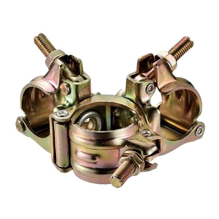 マルチクランプ 直交 Φ48.6×Φ48.6 10個セット MAC-1 車庫組み立て,小屋掛け,手すり,控え,などに使える特殊形状,3連クランプ,mls 個人宅配送不可