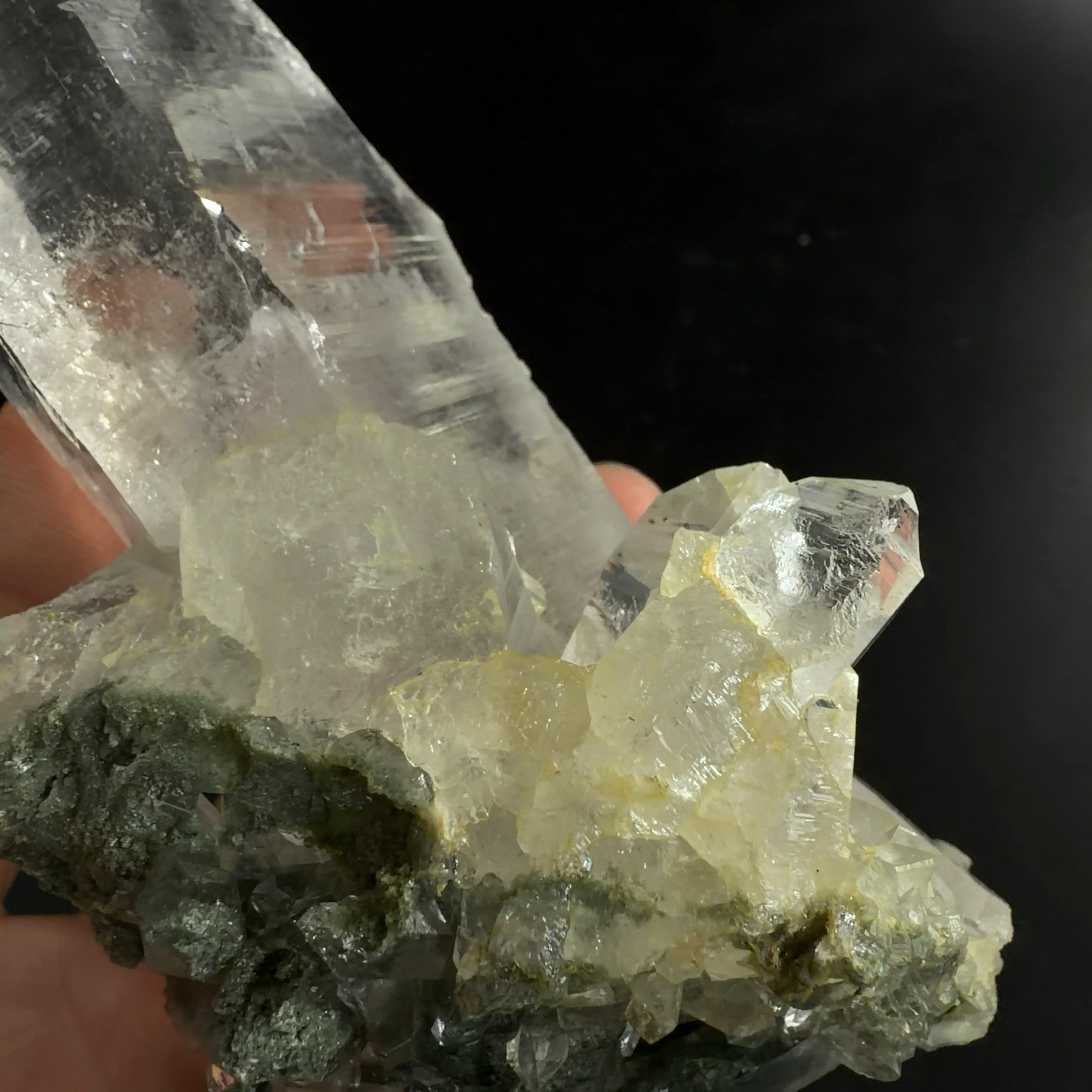 E33251】ヒマラヤ水晶 マニハール産 水晶 ヒマラヤ産 ヒマラヤ水晶