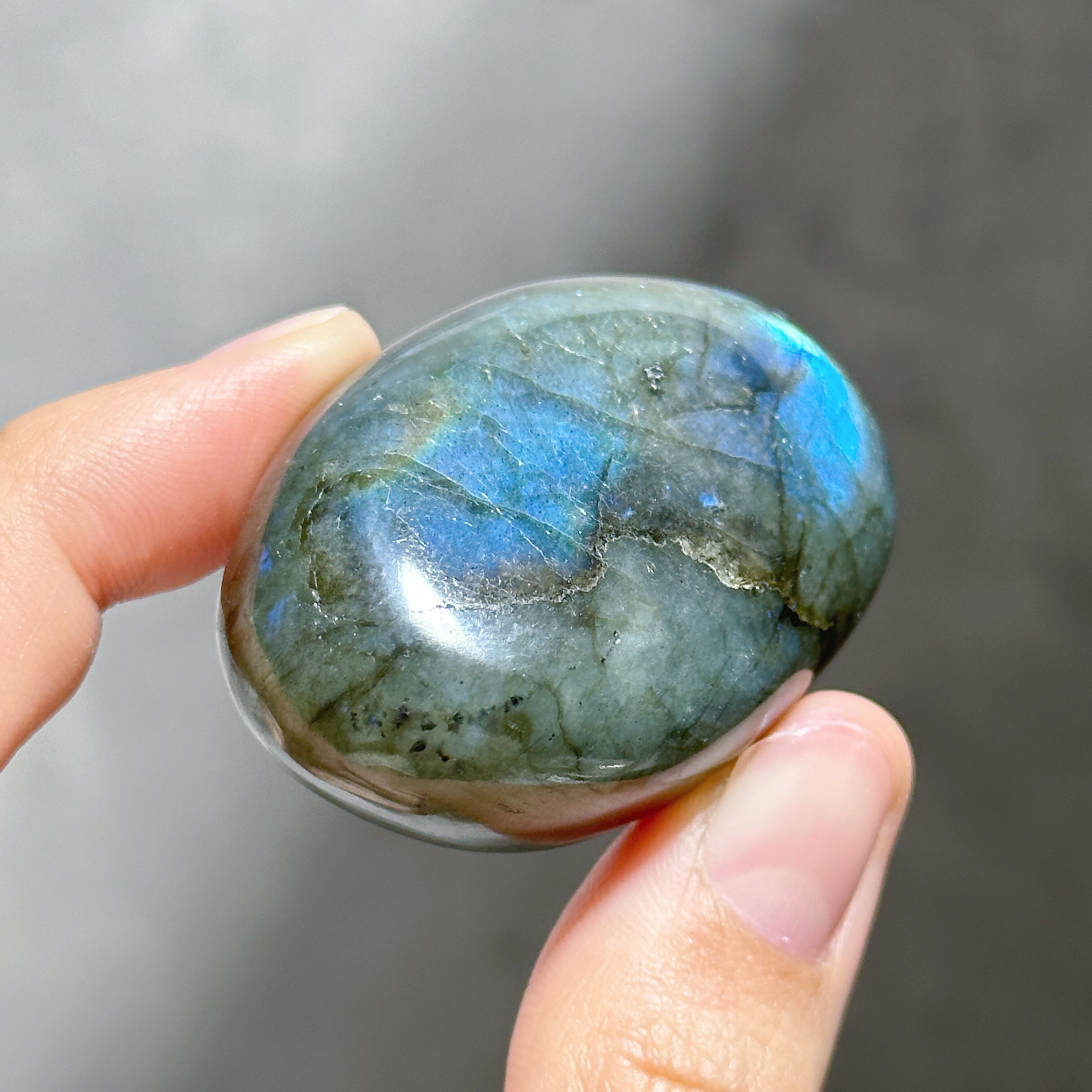 ラブラドライト パームストーン31◇ Labradorite palm stone ◇天然石