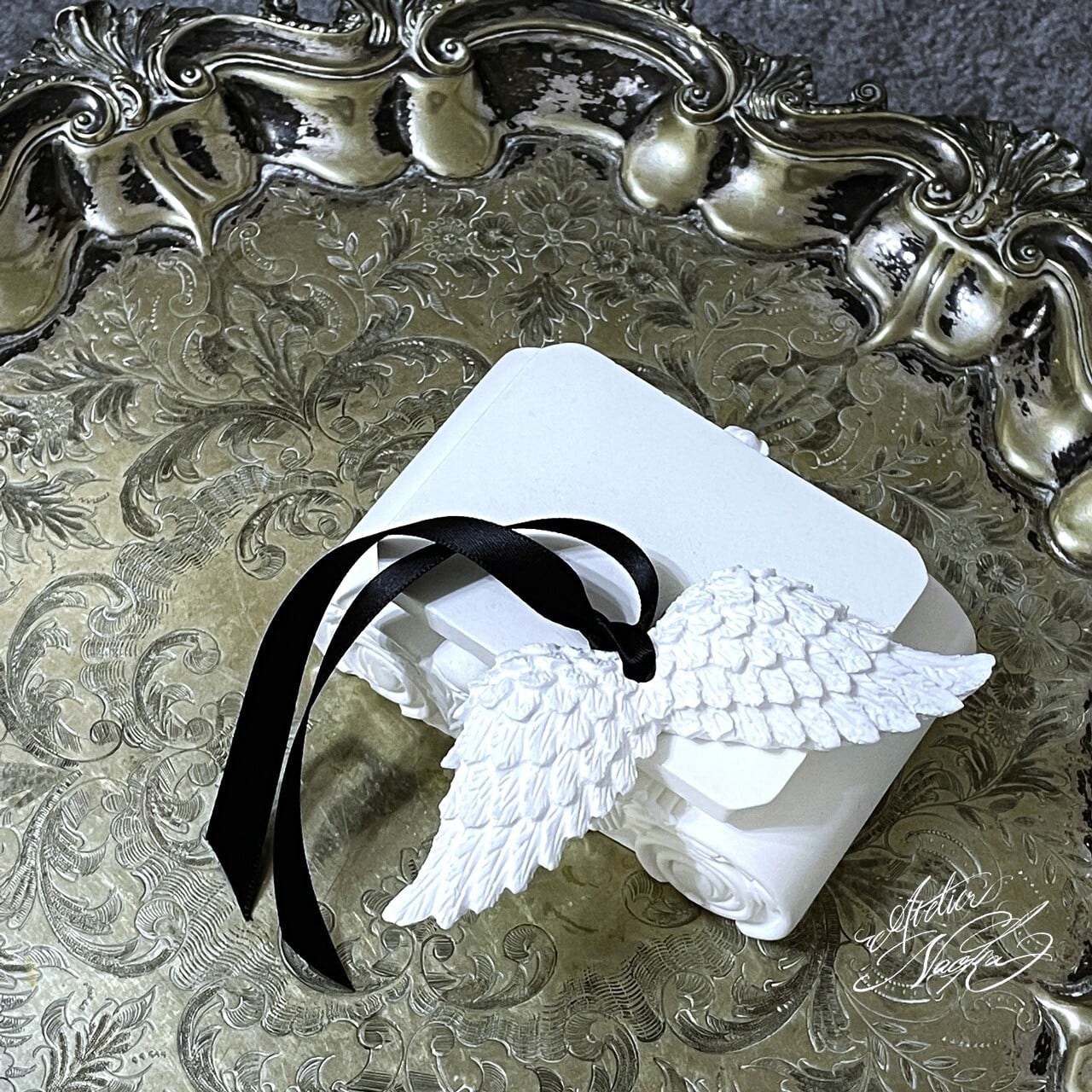 天使の翼 オーナメント シリコンモールド | シリコンモールド・クレイ