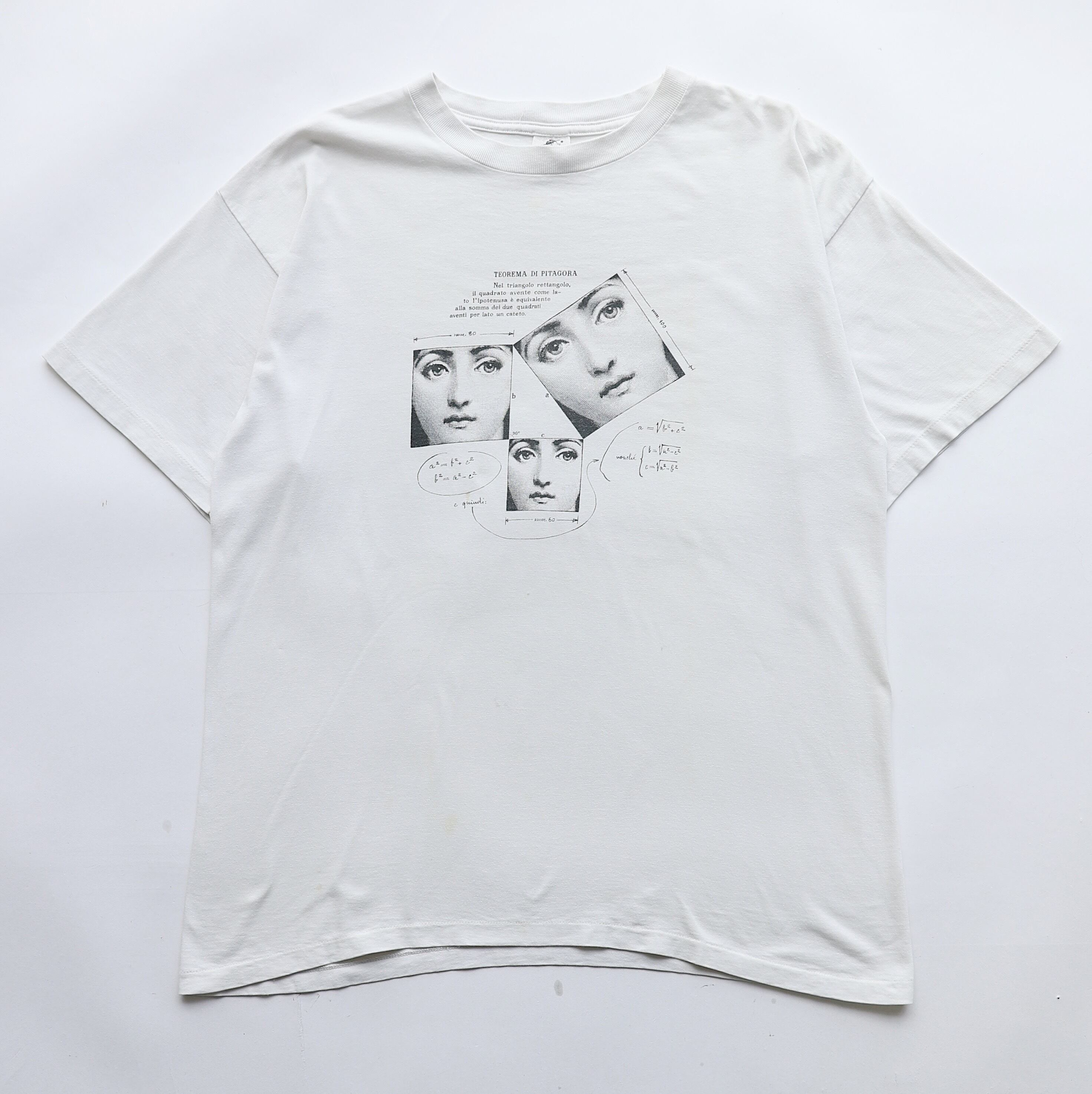 PIERO FORNASETTI TEREMA DI PITAGORA ART TSHIRT