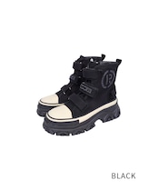 サイドペイントベルトスニーカー (BLACK) CQ-47520