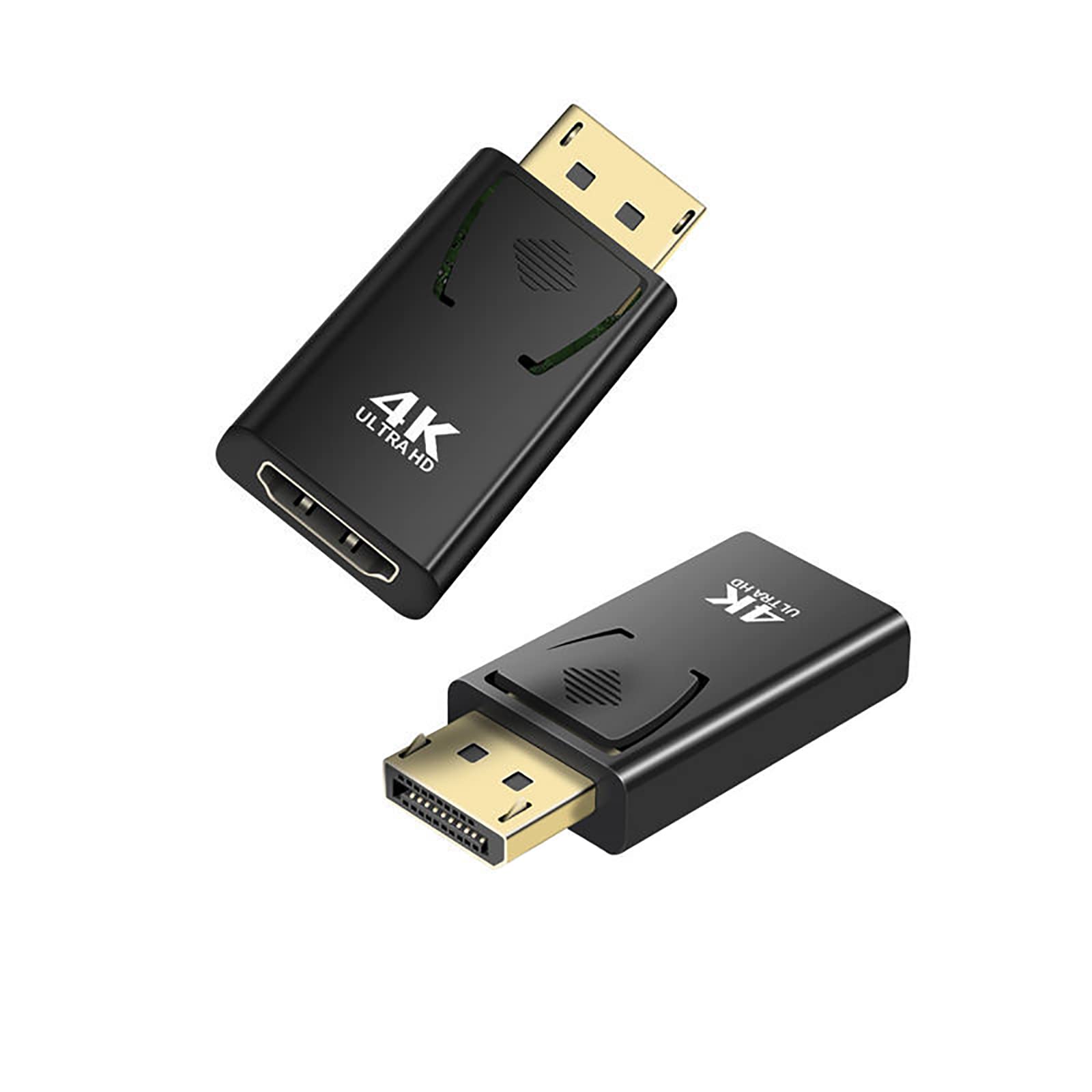 ALLVD DisplayPort to HDMI変換アダプタ,DP to HDMIアダプタ4K@30HZ 金メッキディスプレイポート(DPオス → HDMIメス)【1枚】
