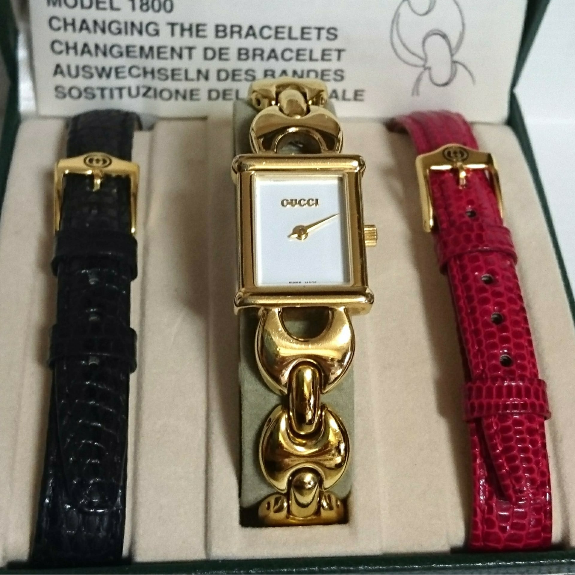 美品】GUCCI 腕時計 レディース 1800L 正規品 | vintageowl