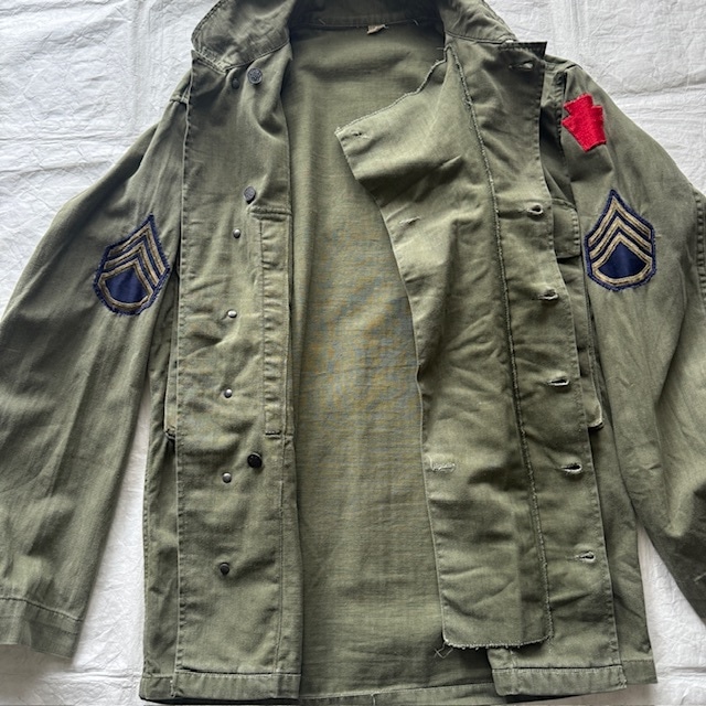 US Army M-43 HBT Jacket 38R 40s 画像6