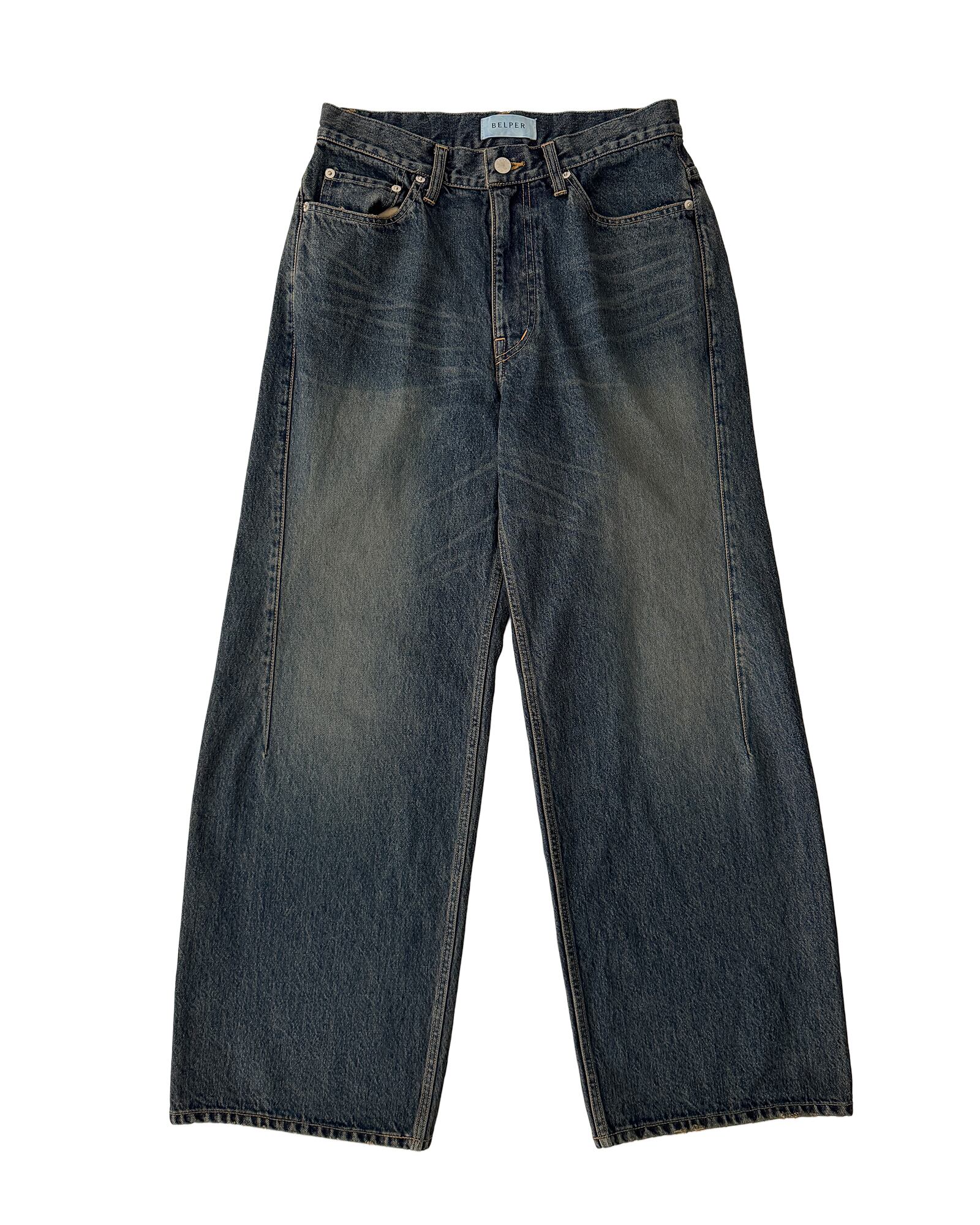 【 BELPER 】27SS PRE ODER “REGULSR DENIM PANTS FADE"(デポジット30%表記)