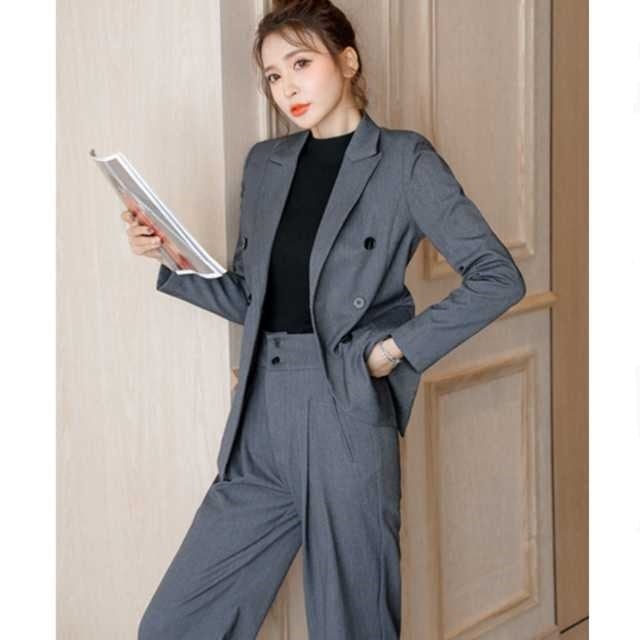 セットアップ スーツ レディース パンツスーツ レディーススーツ ジャケットセット パンツ ワイドパンツ スーツ ビジネススーツ フォーマルスーツ 2点セット クール カジュアル キレセク