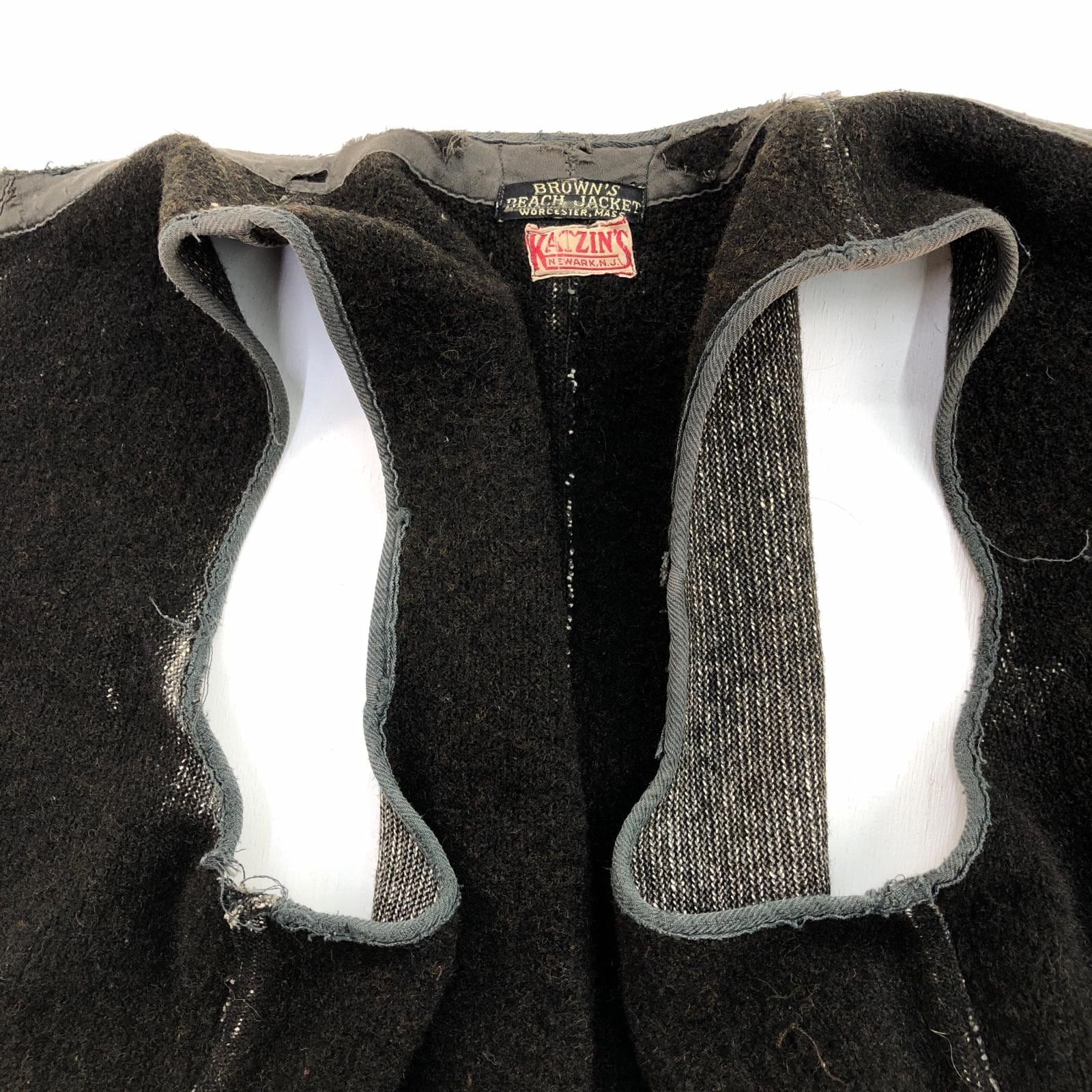 BROWN'S BEACH ブラウンズビーチ KATZIN'S 別注品 30−40年代 黒金タグ