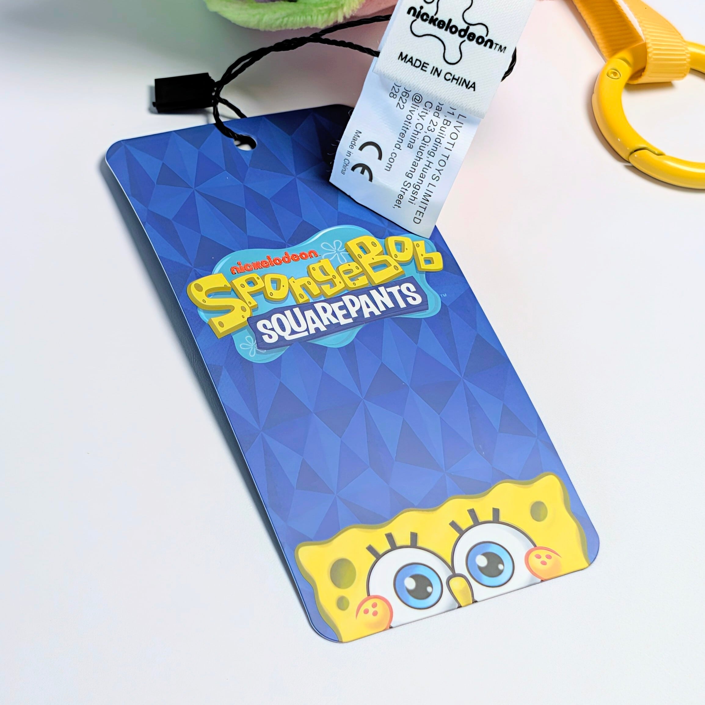 【 SpongeBob SquarePants ( スポンジボブスクエアパンツ ) 】パトリック ぬいぐるみキーホルダー / プラッシュキーホルダー / マスコット〚アメリカン雑貨 アメトイ〛