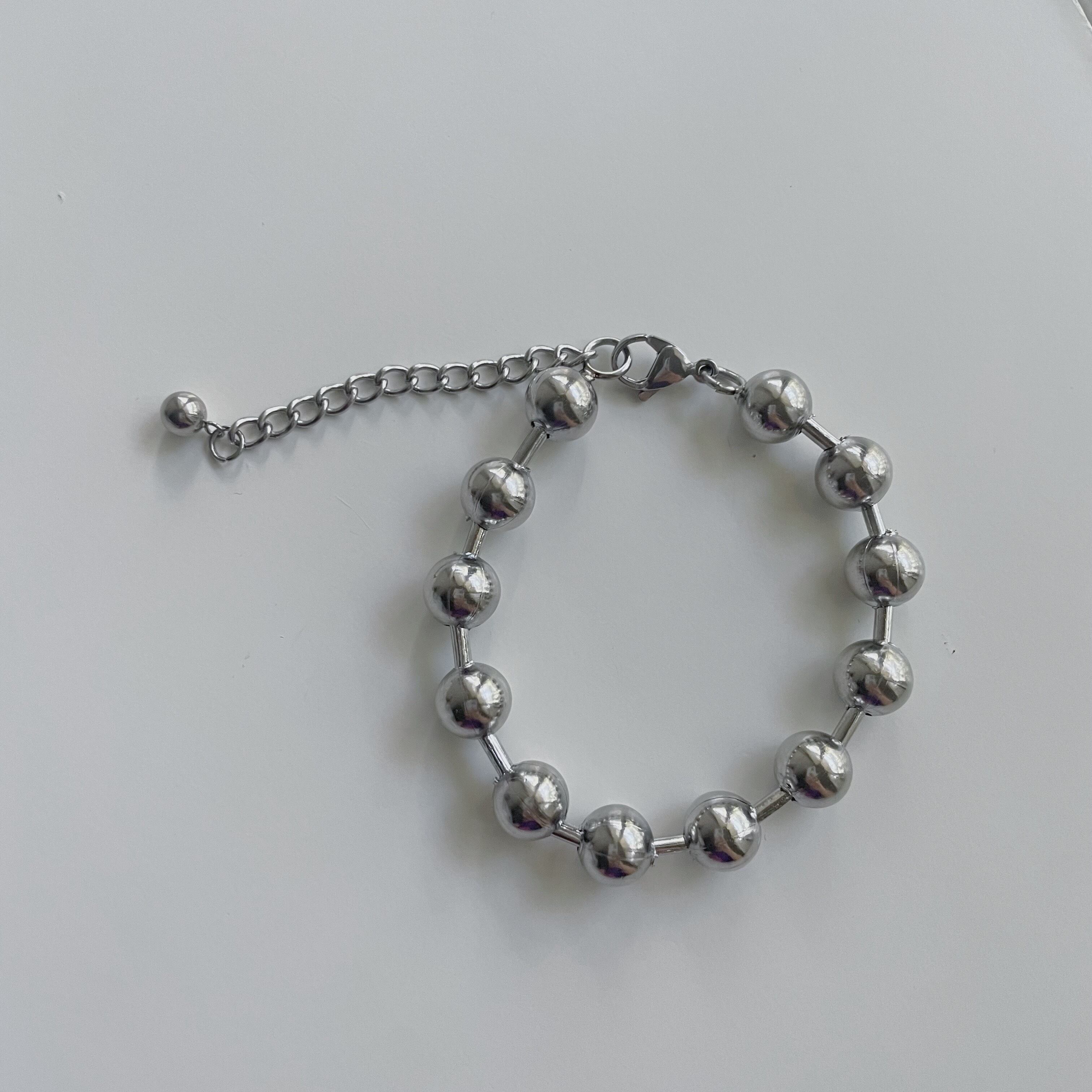 silver ball bracelet | yelo melo.