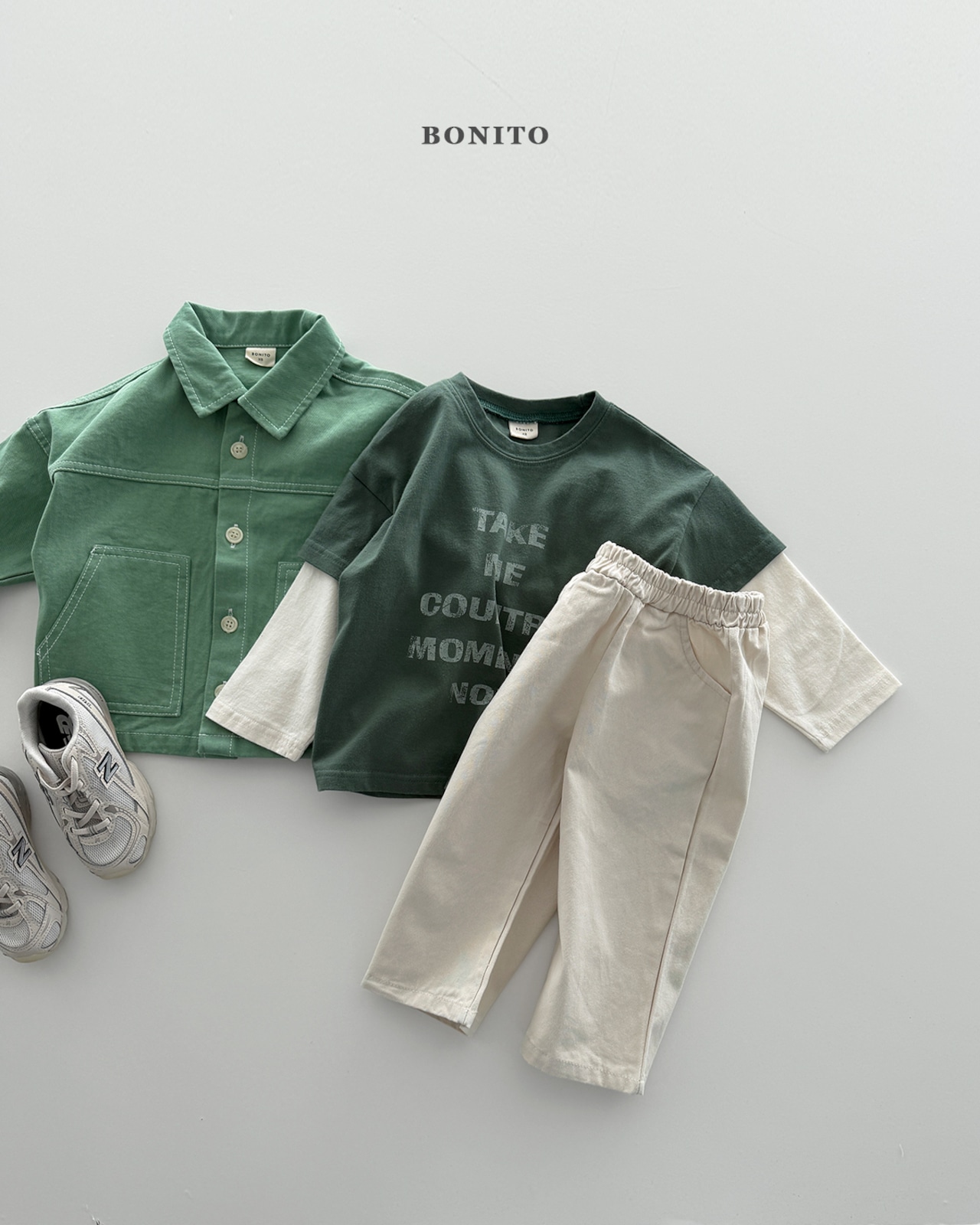 BONITO 26/SS 半袖レイヤードカットソー