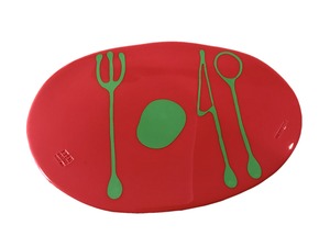 TABLE MATES  Red Green                                         "Fish Design by Gaetano Pesce"  /  CORSI DESIGN