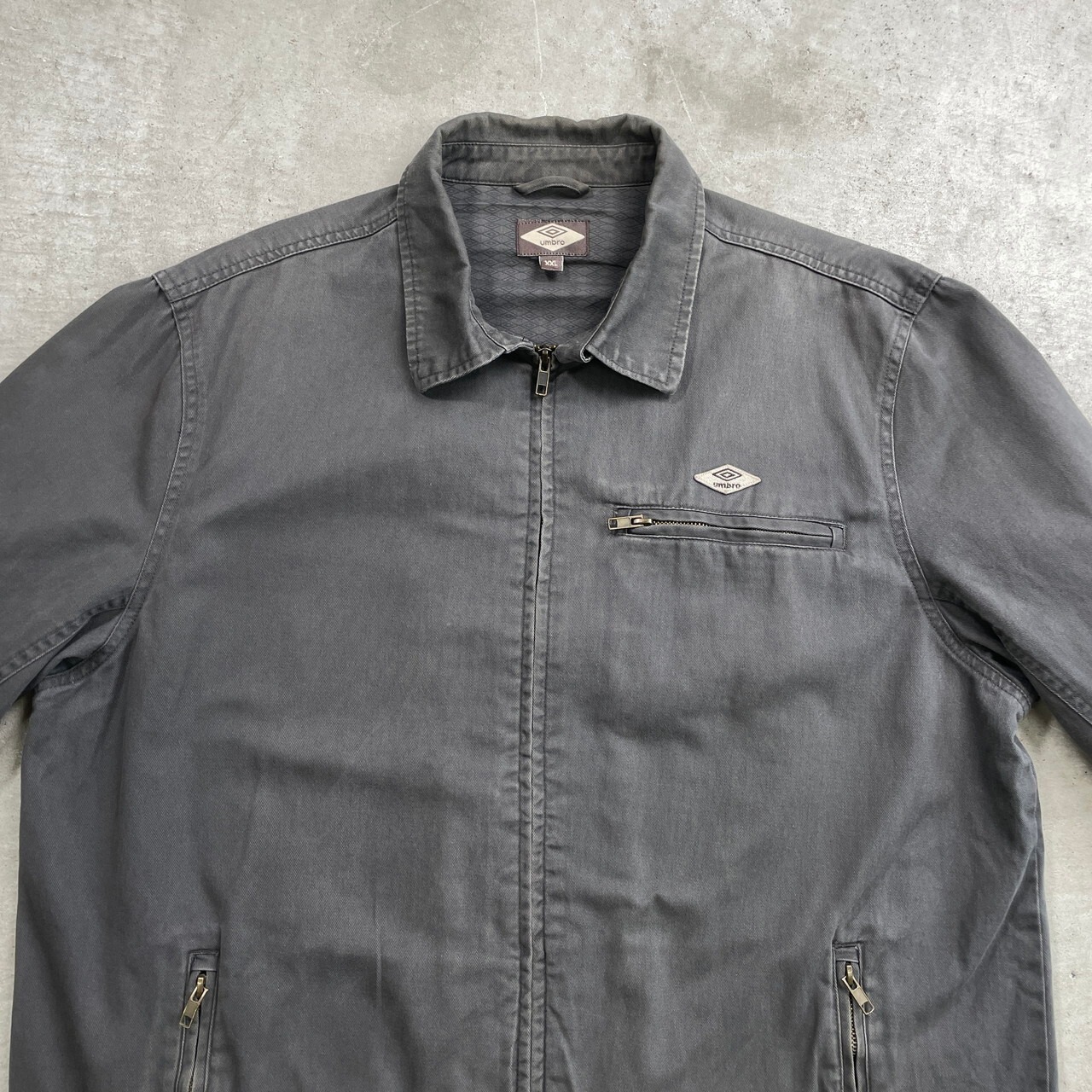 umbro アンブロ チンスト付き スイングトップ ブルゾン メンズXXL 古着 