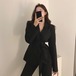 ジャケット コート アウター 袖あり 長袖 襟付き スリム きれいめ シンプル 大人 上品 おしゃれ かっこいい レトロ 通勤 通学 お出かけ 着回し 普段使い 大人可愛い 上品 無地 秋 冬 マーク オルチャン 韓国 ファッション オシャレ ママ お出かけ 女子会 デート 体型カバー