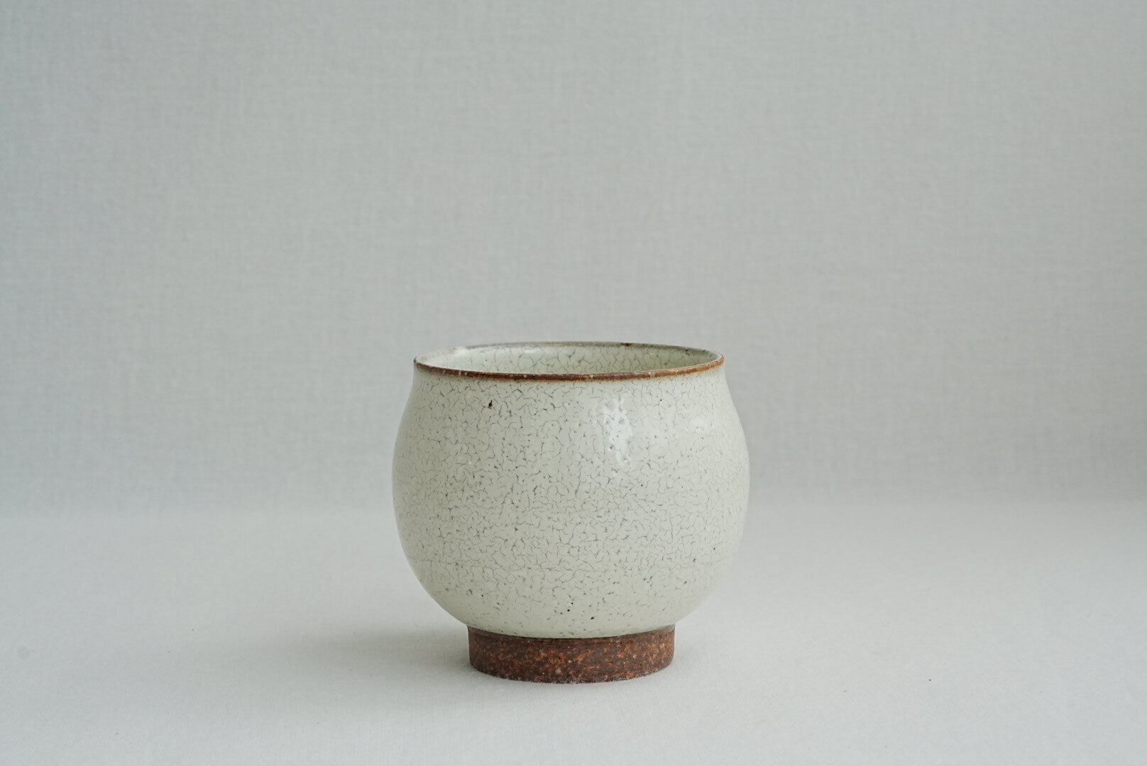 淡海陶芸研究所 白泥 丸湯呑み