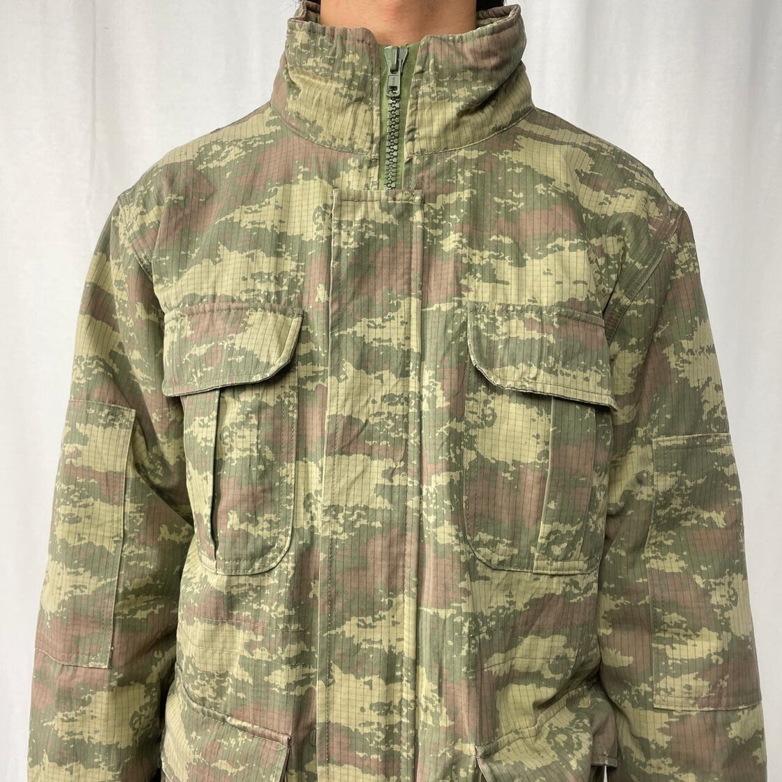 15年納品 トルコ軍 デジタルカモ ミリタリー フィールドジャケット 