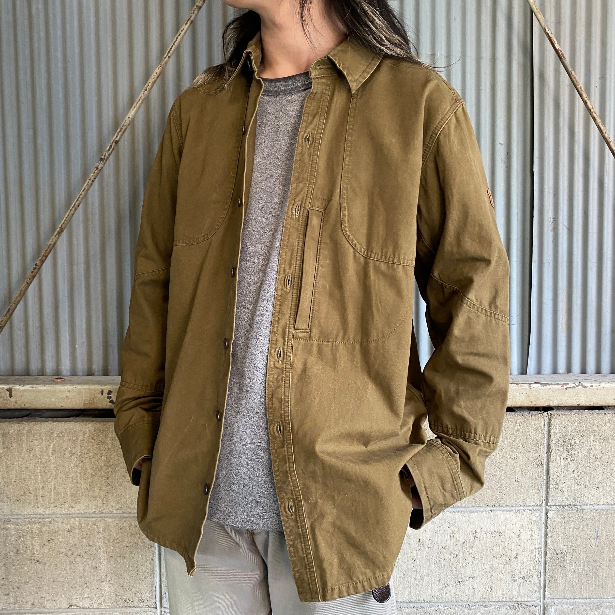 2022年限定カラー eddie bauer ハンティングジャケット グリーン