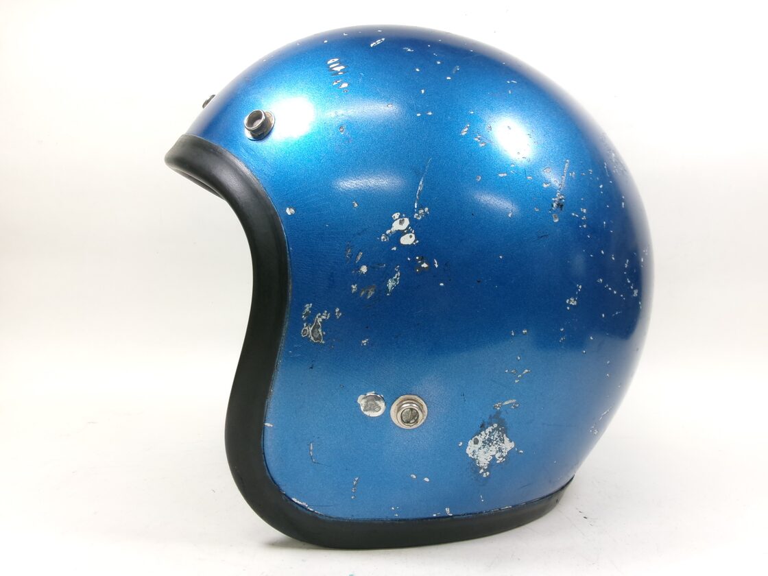 最初期！70s BELL R-T ジェットヘルメット 7 1/8 目深加工済み M 
