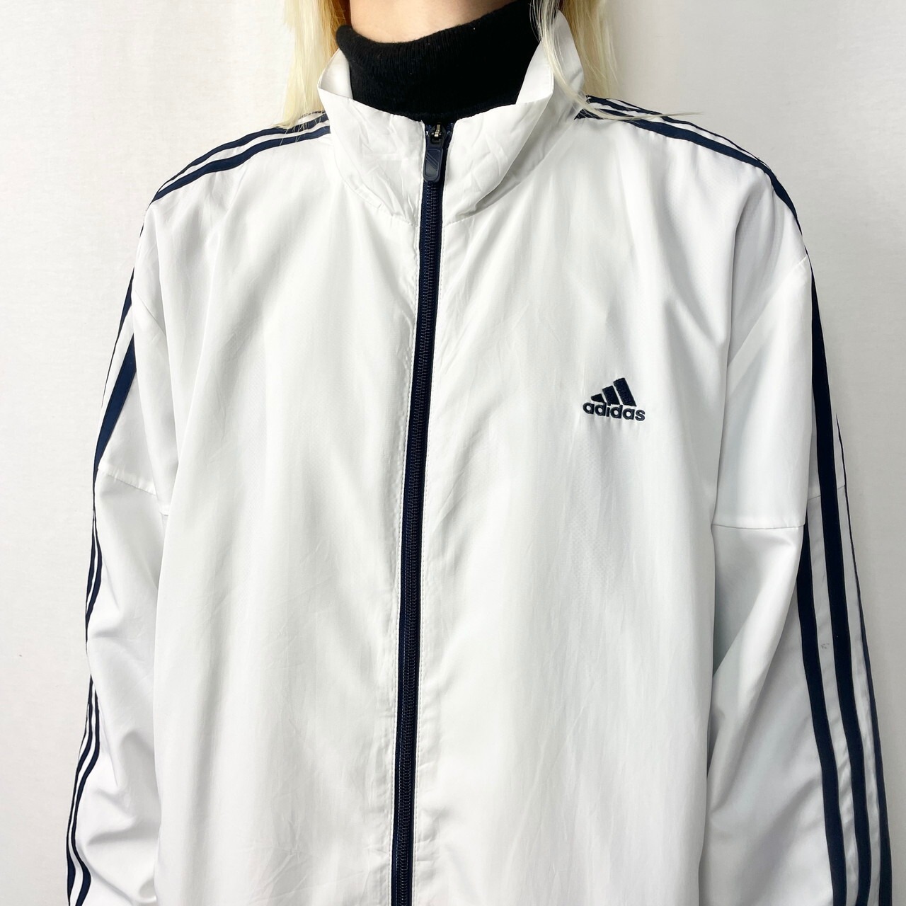 adidas アディダス トラックジャケット ポリエステル メンズXL相当 