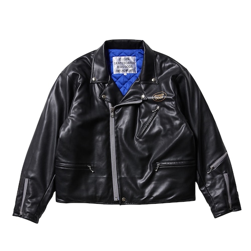 【Evisen Skateboards ゑ】BIAS DOGS Super Real LEATHER JKT〈国内国内送料無料〉