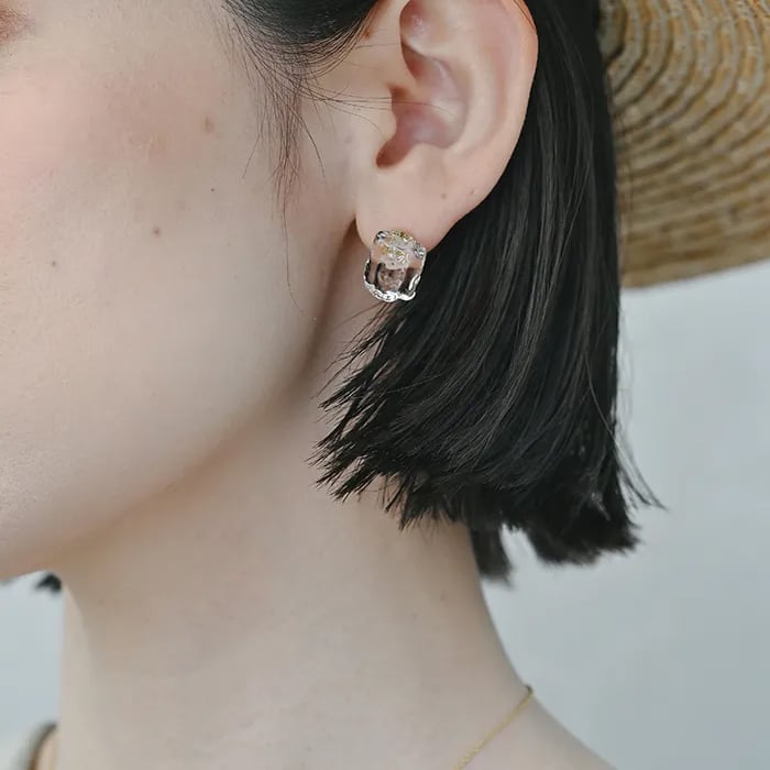 グレイシア（ピアス・イヤリンング）［HARIO Lampwork Factory