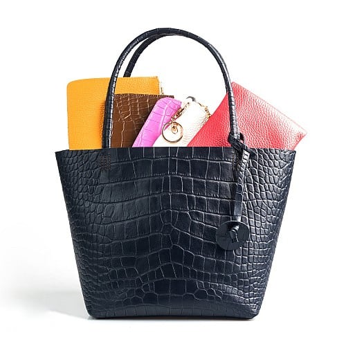 kotty トートバッグ MDサイズ クロコ型押しレザー | kotty