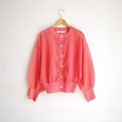 one f  Sheer Cardigan  PINK