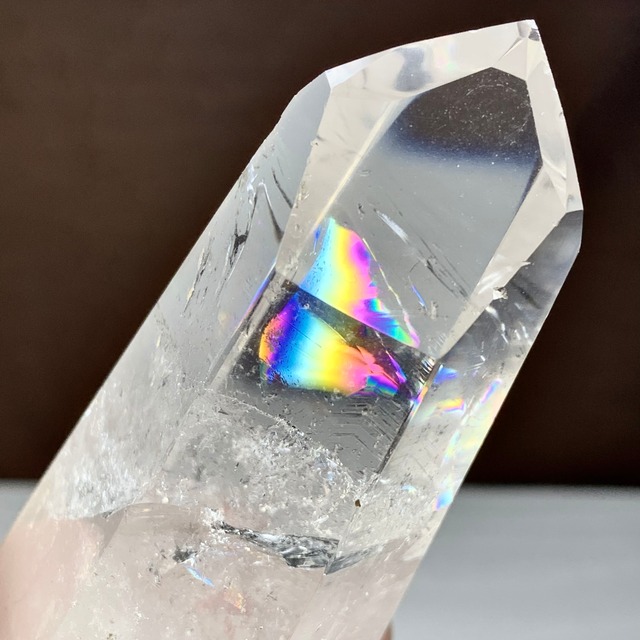 4.トカンティンス州産・アイリス水晶ポイント