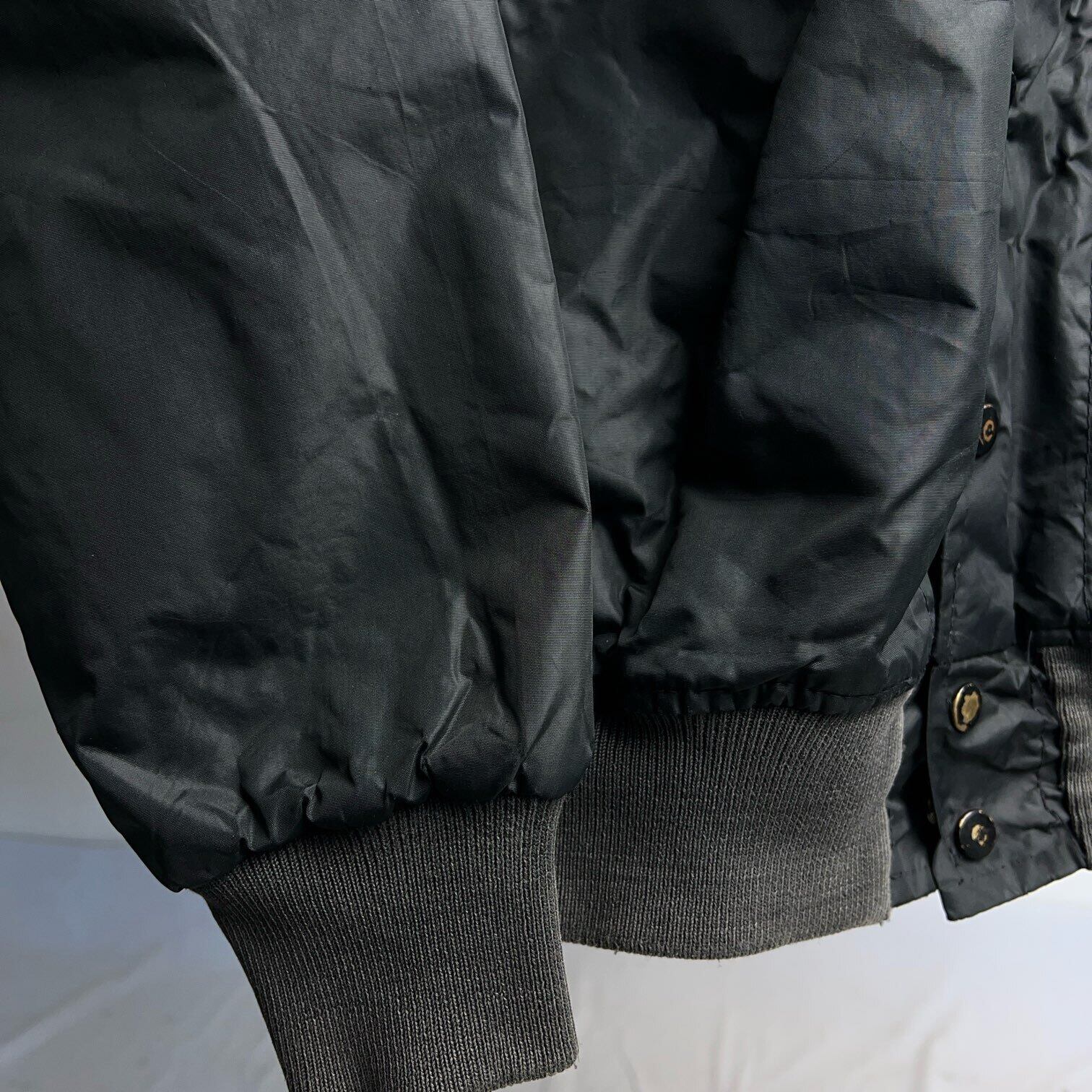 ALL BLACK 1960's Wilson Quilting Nylon Blouson BLK 60年代
