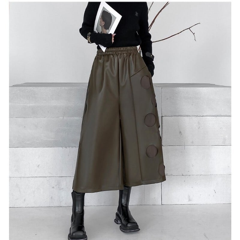 カジュアル PU レザー パンツ PT0109