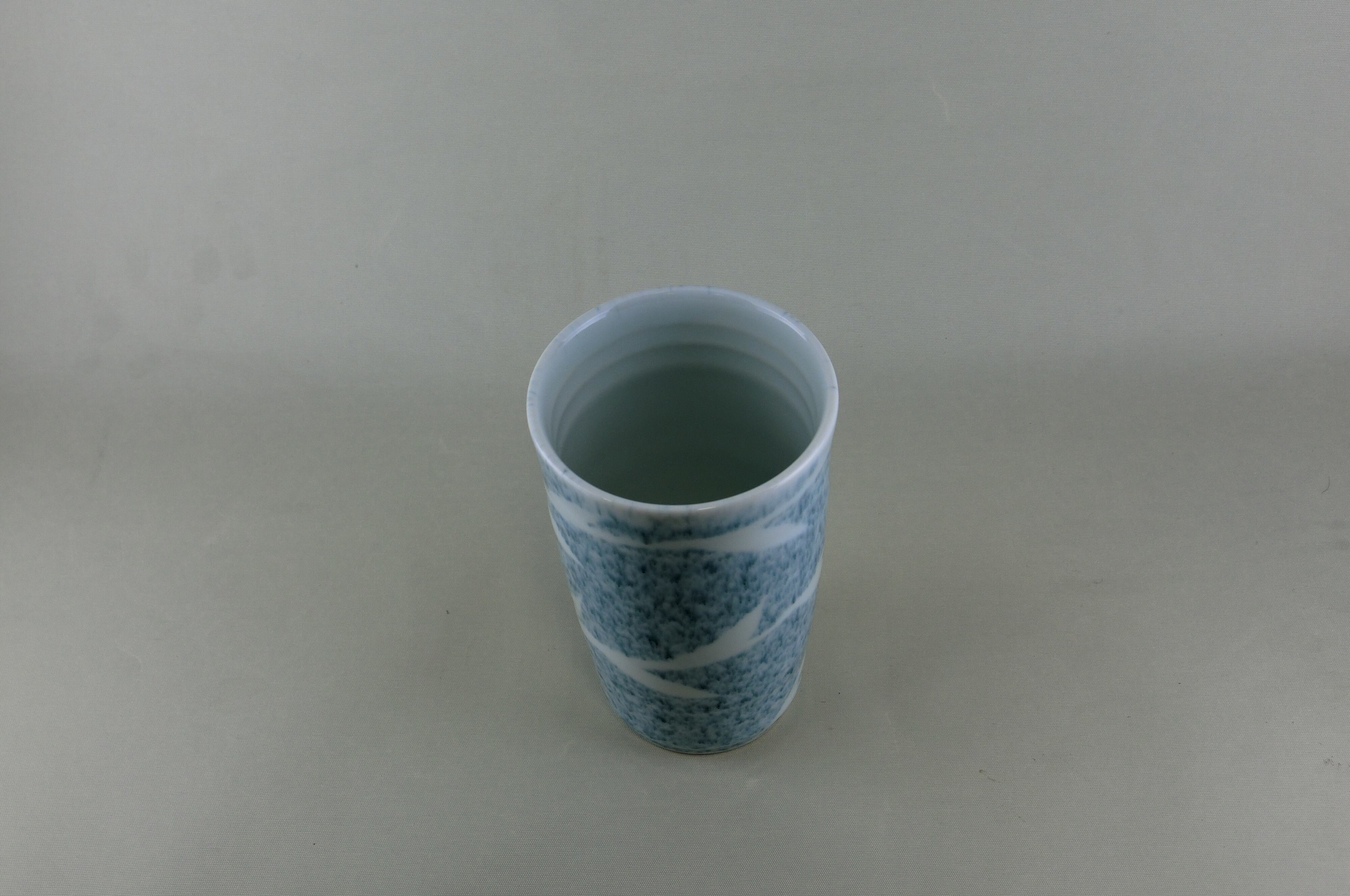 芦絵ビアカップ（青）