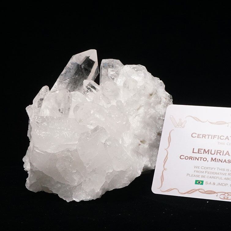 水晶 クラスター ブラジル ミナスジェライス州 コリント産 レムリアンシード 証明書付属 一点物 282-553