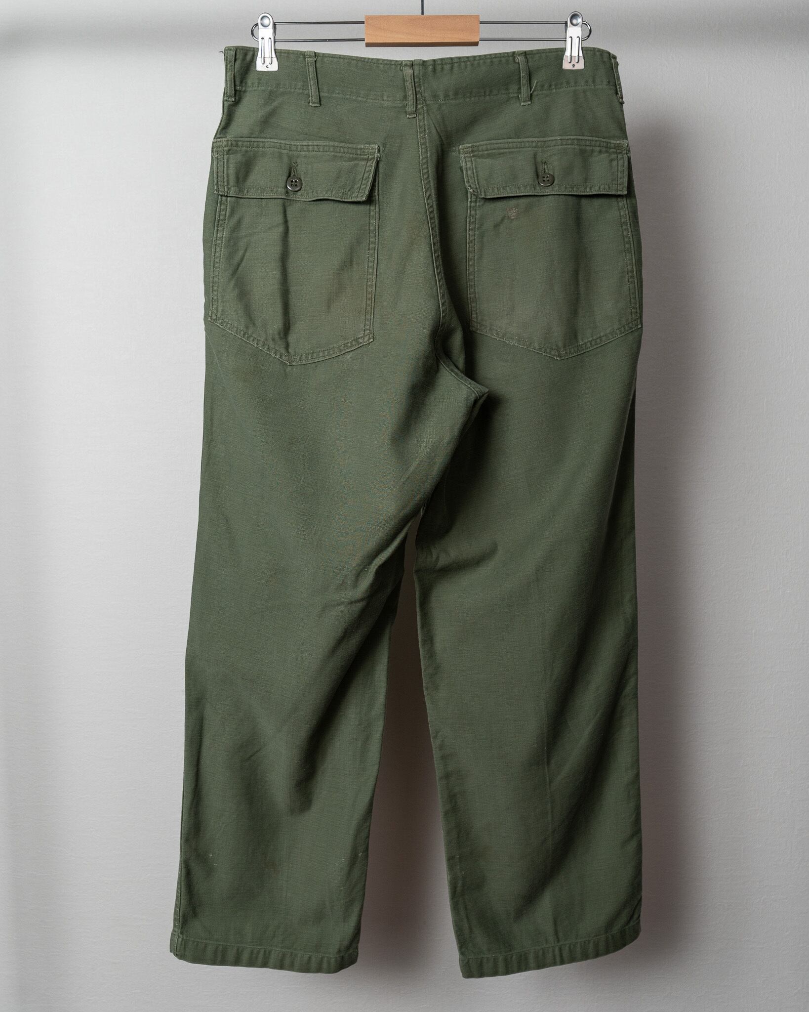 34×31】U.S.Army Utility Trousers OG-107 Used 実物 米軍 ベイカー