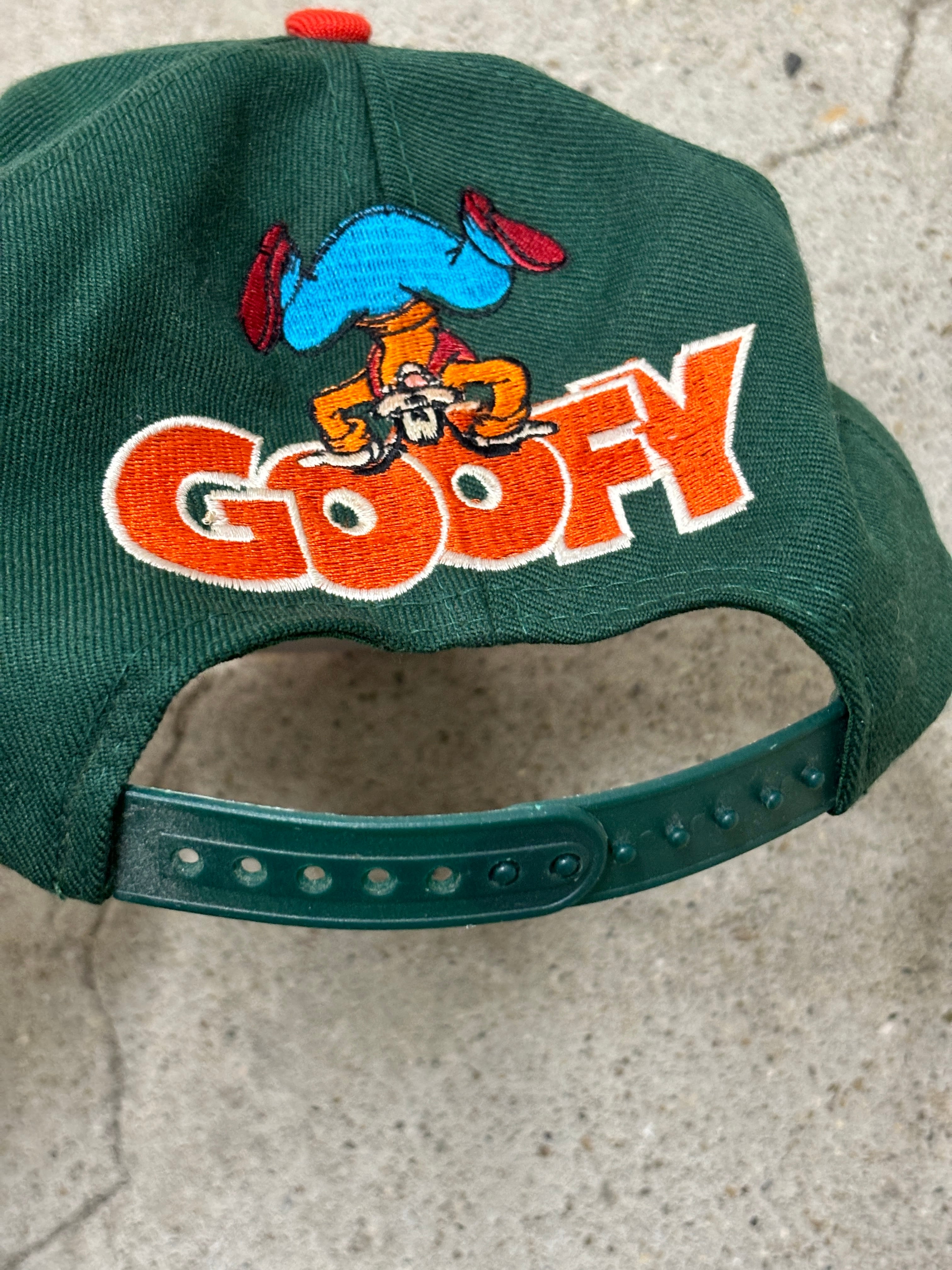 90～00s Disney/GOOFY Cap/Free/グ－フィ－/スナップバックキャップ