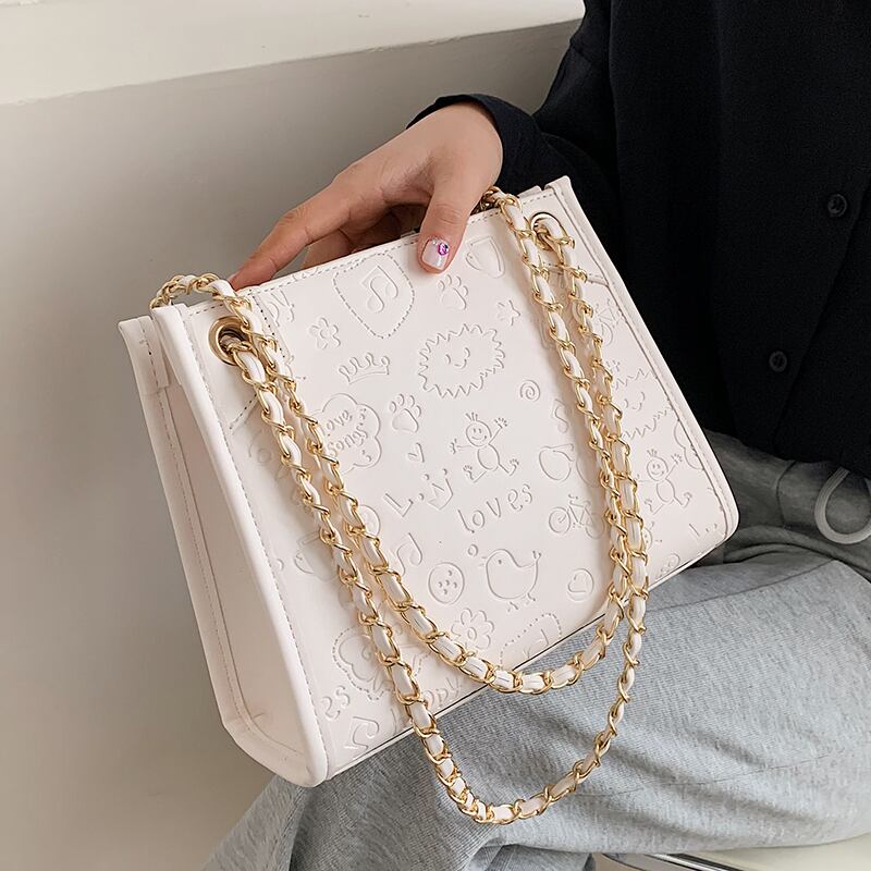 サマーチェーン レッド 夏物 スクウェア メッセンジャーバッグ Tiancai_Wing_Bag72055160277