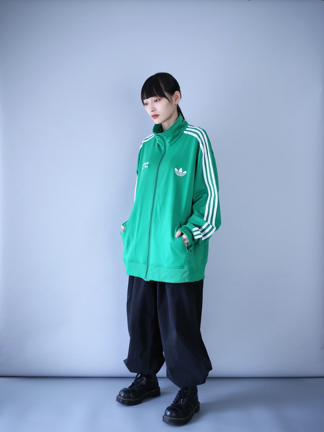 "adidas" good green XXL over silhouette track jacket